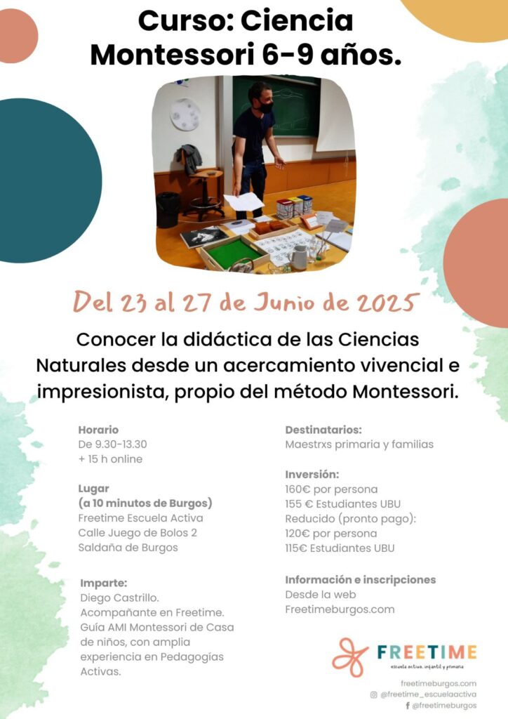 Ciencia Montessori 6-9 años - Un Viaje para explorar nuevos conocimientos