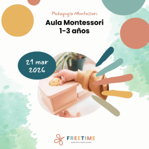 Curso Aula Montessori 1-3 años: 21 marzo 2026